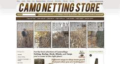 Desktop Screenshot of camonettingstore.com